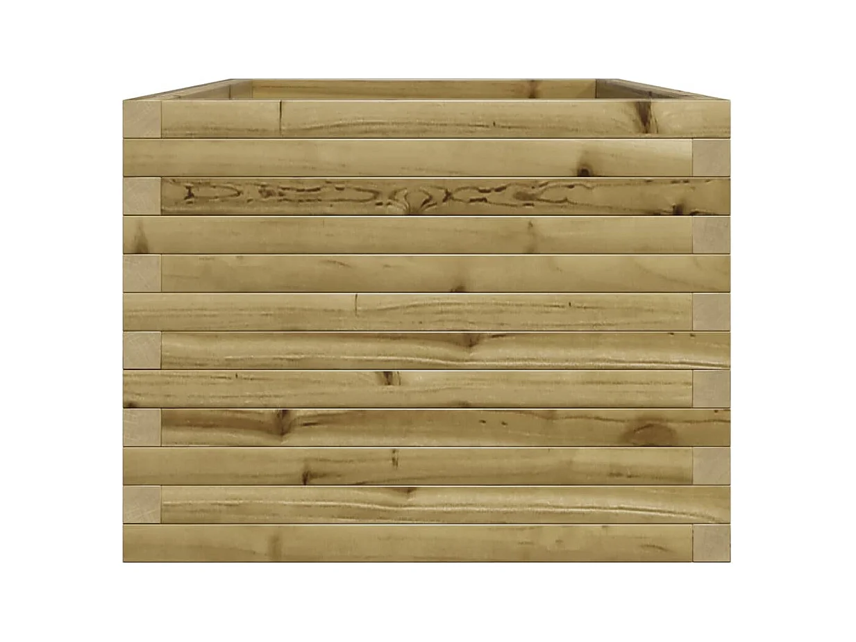 Jardinière bac lit surélevé bois marron 90 x 60 x 46 cm 02_0038019