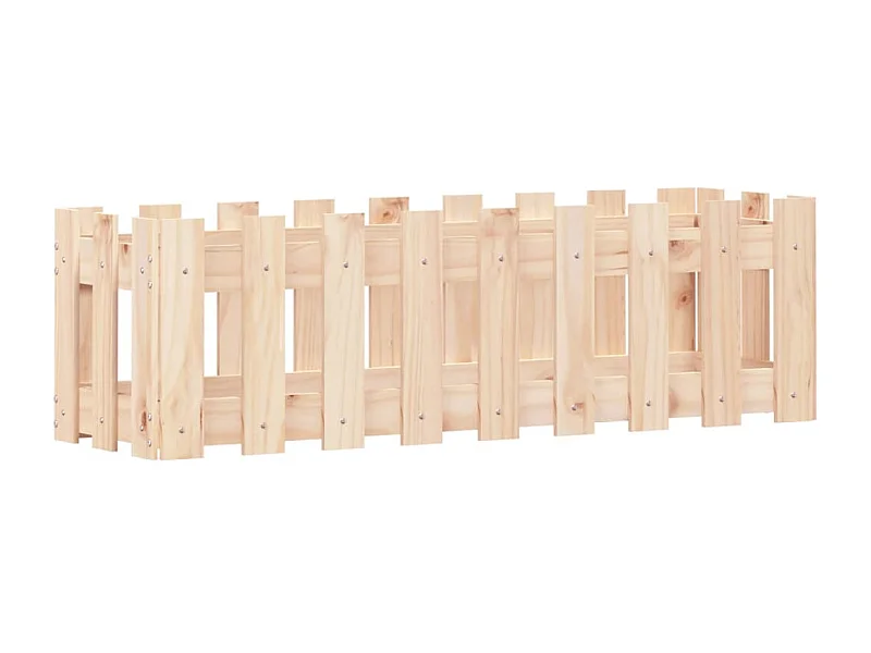 Jardinière bac lit surélevé marron 100 x 30 x 30 cm 02_0039786