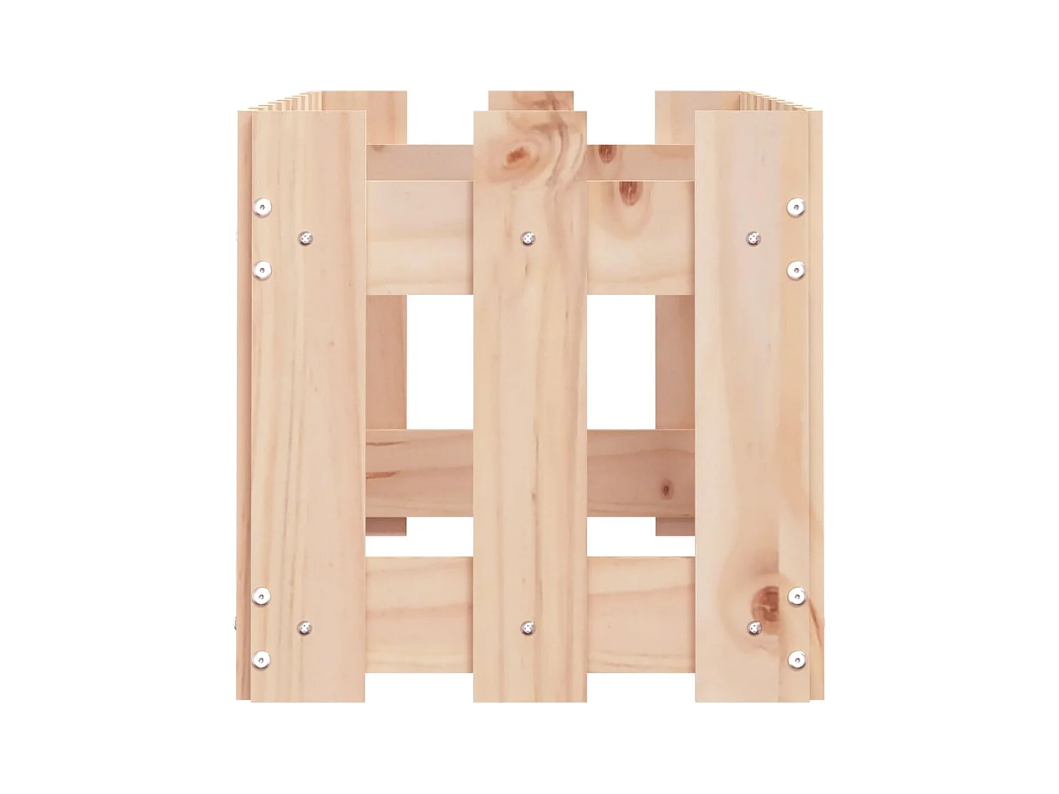 Jardinière bac lit surélevé marron 100 x 30 x 30 cm 02_0039786