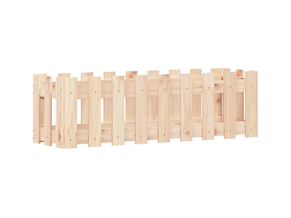 Jardinière bac lit surélevé marron 100 x 30 x 30 cm 02_0039786