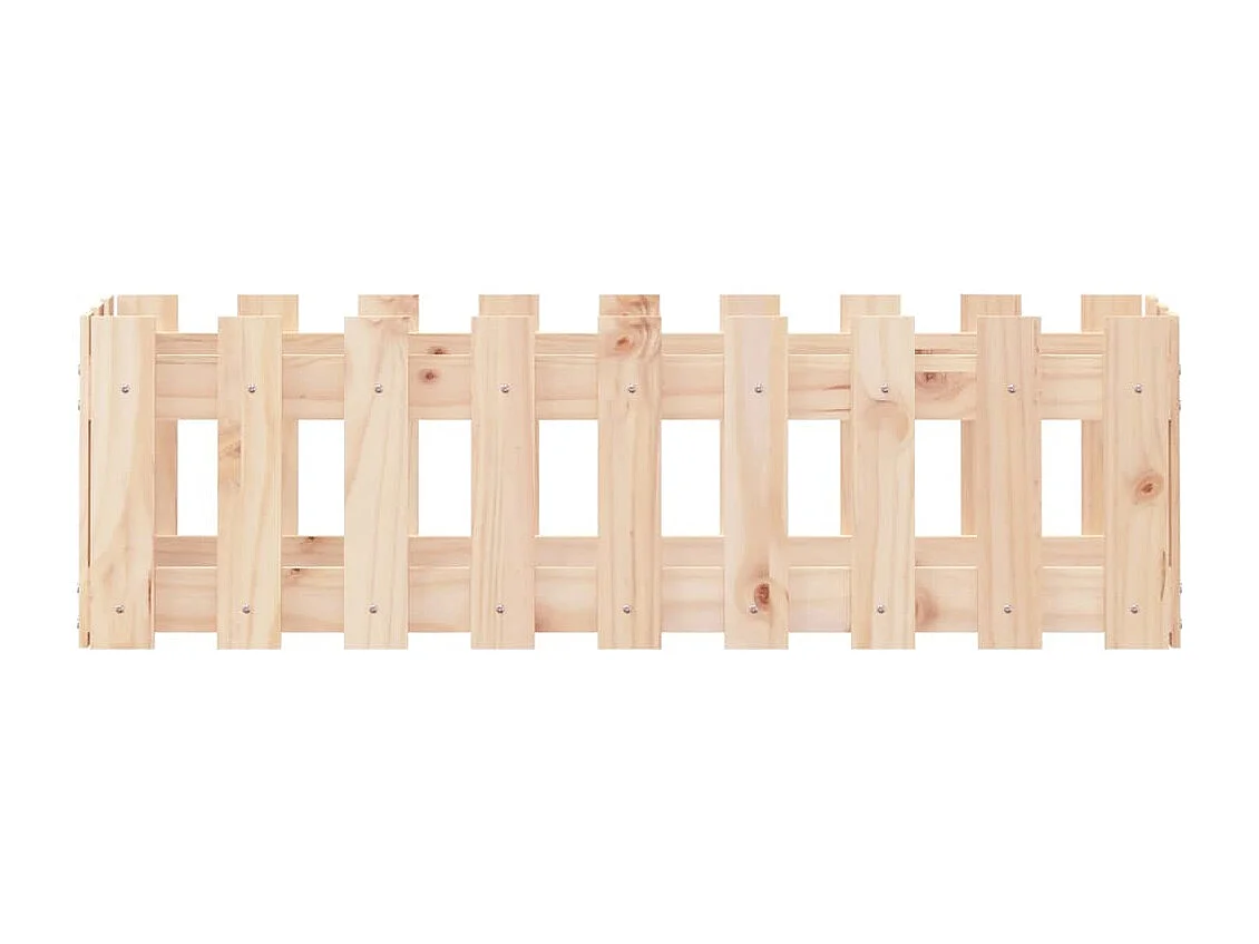 Jardinière bac lit surélevé marron 100 x 30 x 30 cm 02_0039786