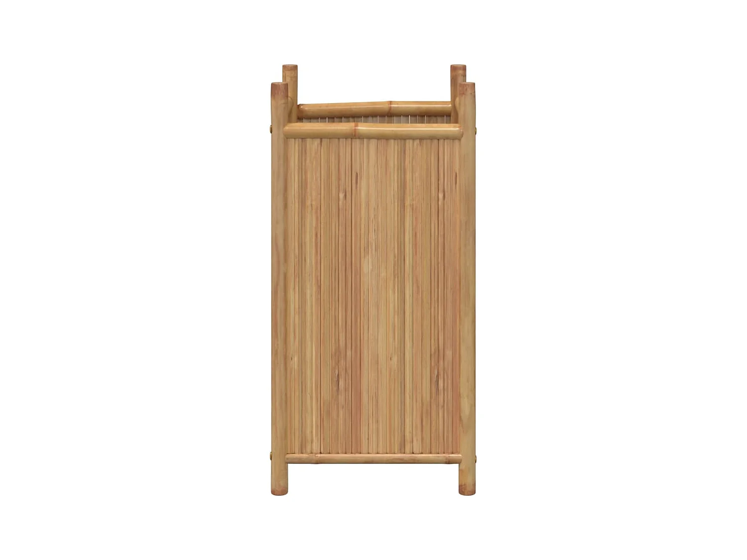 Jardinière bac lit surélevé bambou marron 40 x 40 x 80 cm 02_0037585