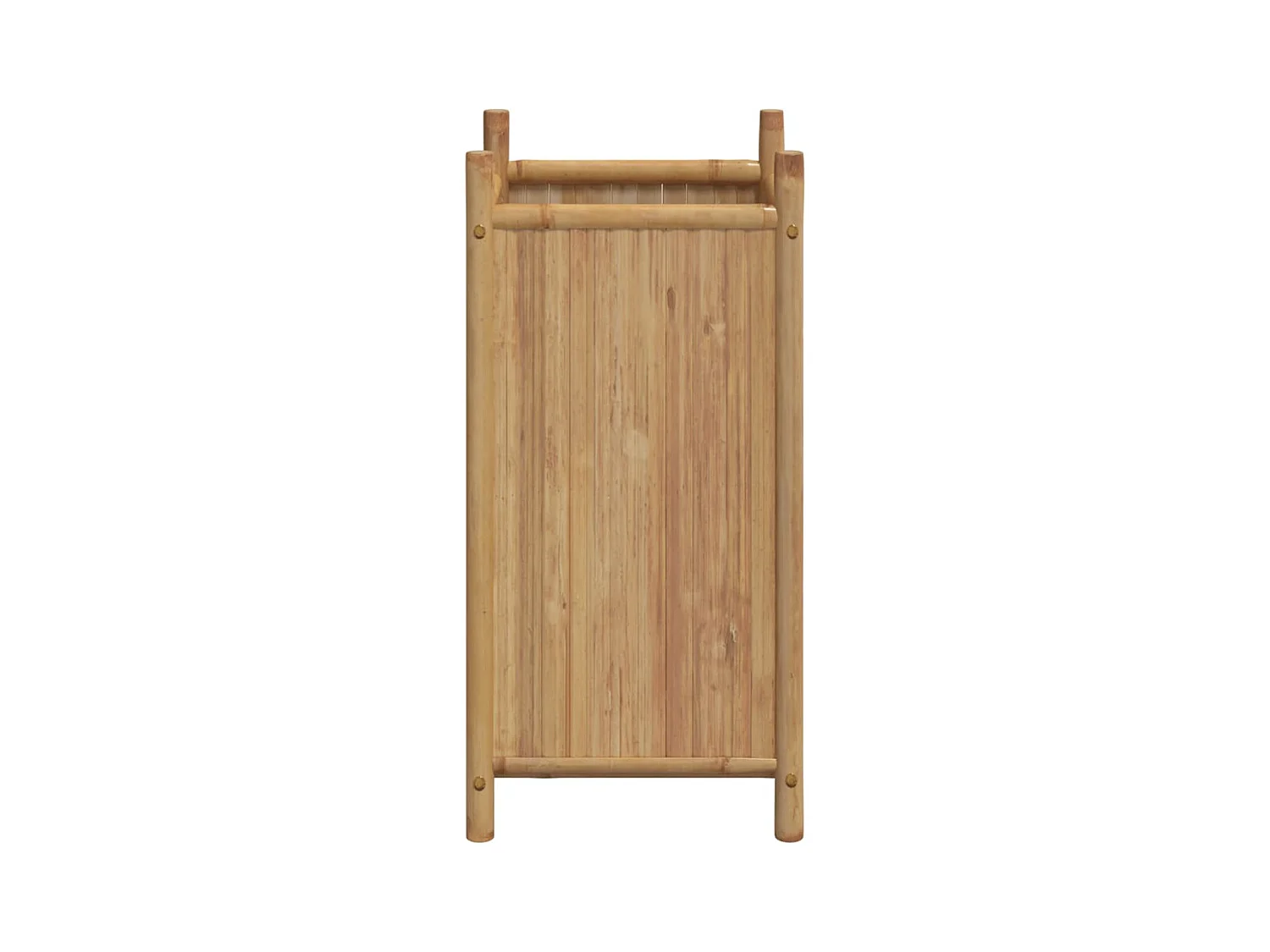 Jardinière bac lit surélevé bambou marron 40 x 40 x 80 cm 02_0037585