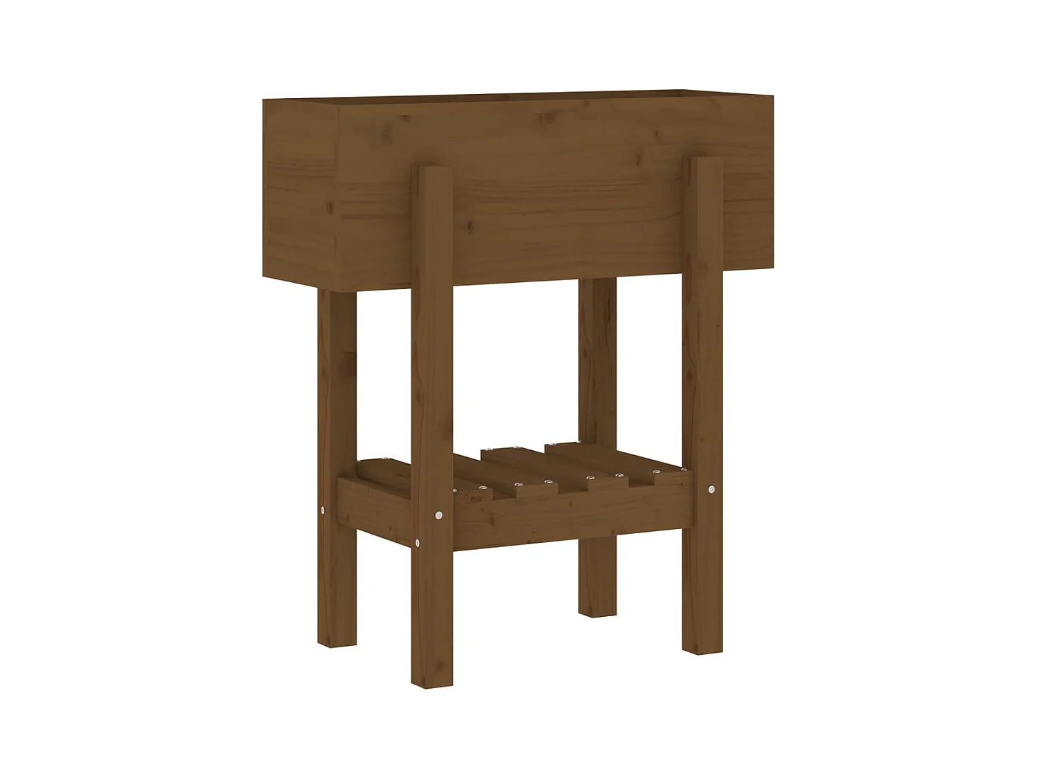 Jardinière bac lit surélevé bois marron 62 x 30 x 69 cm 02_0037749
