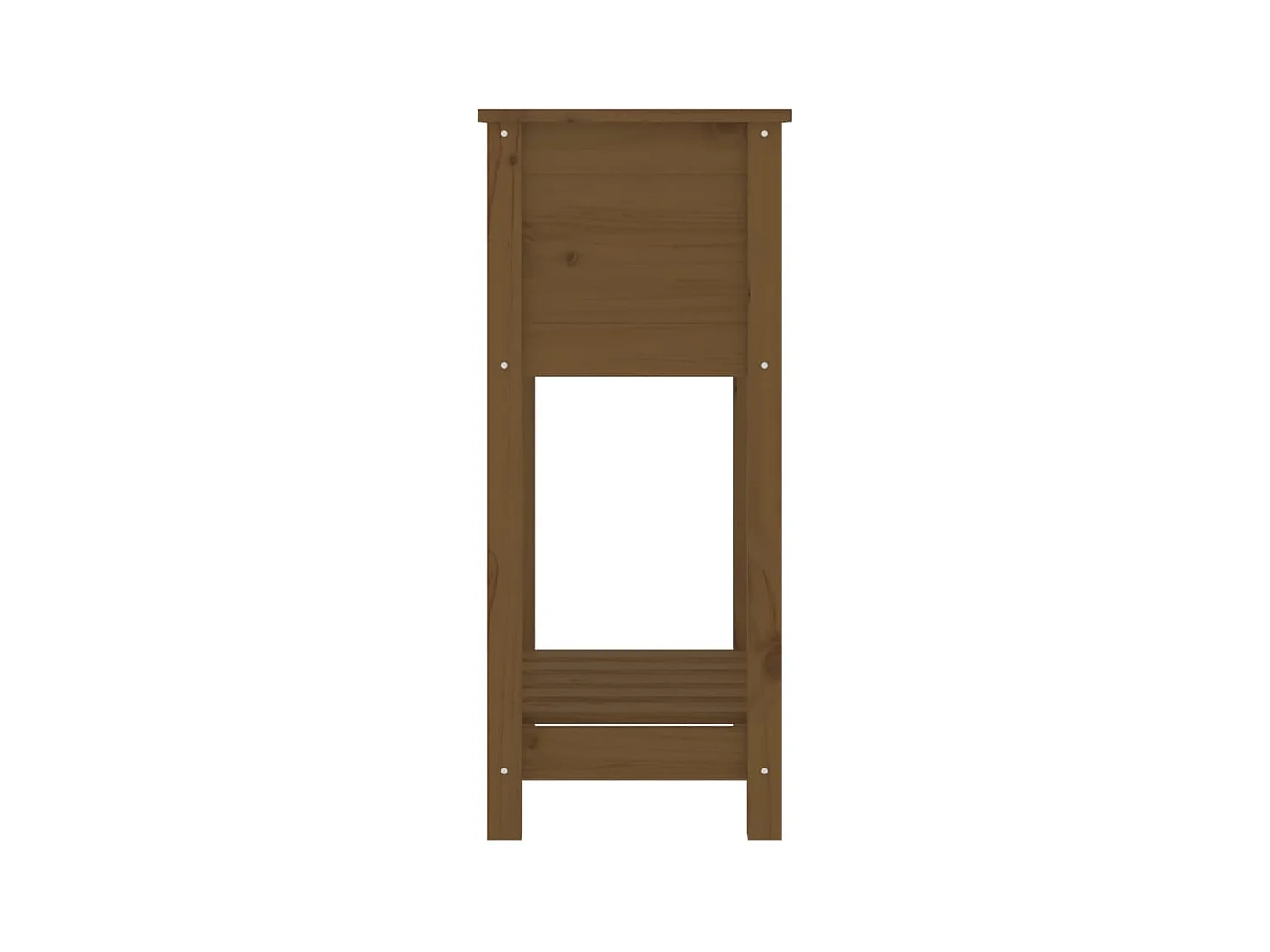 Jardinière bac lit surélevé bois marron 54 x 34.5 x 81 cm 02_0038389