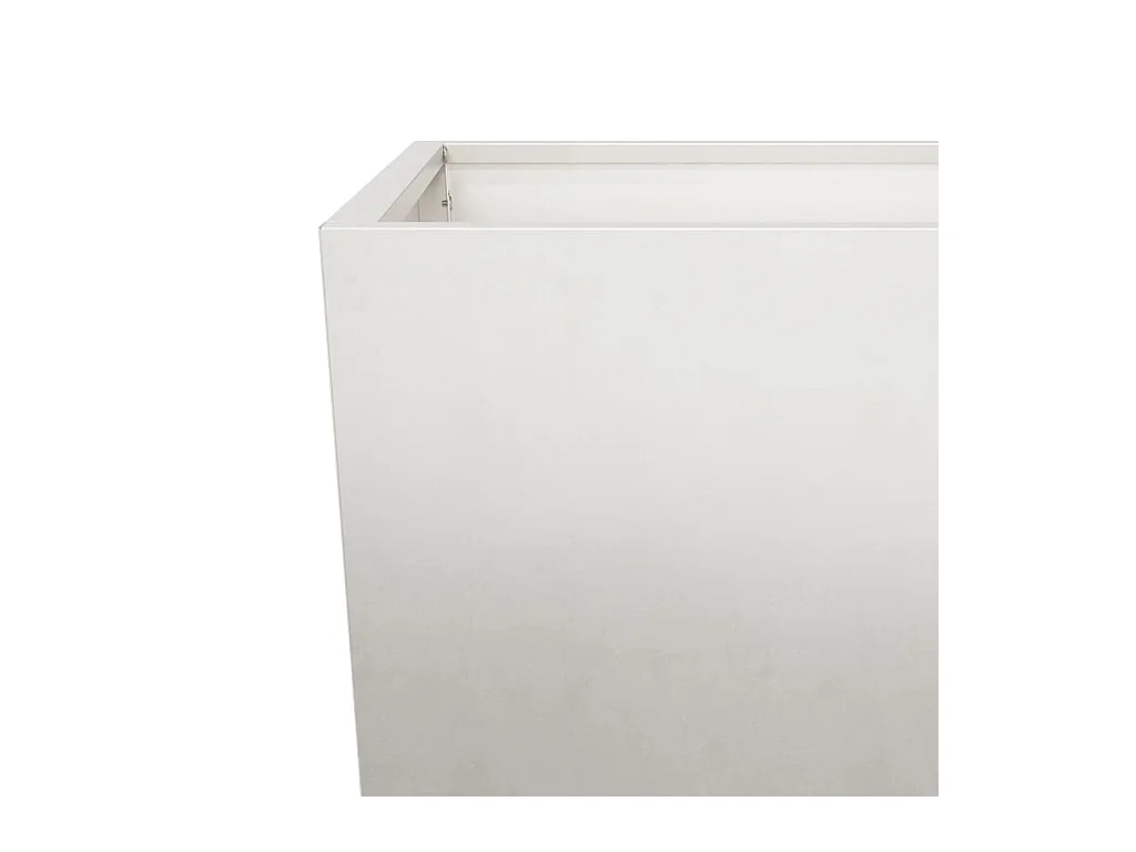 Jardinière bac lit surélevé argenté 45 x 45 x 75 cm 02_0037612