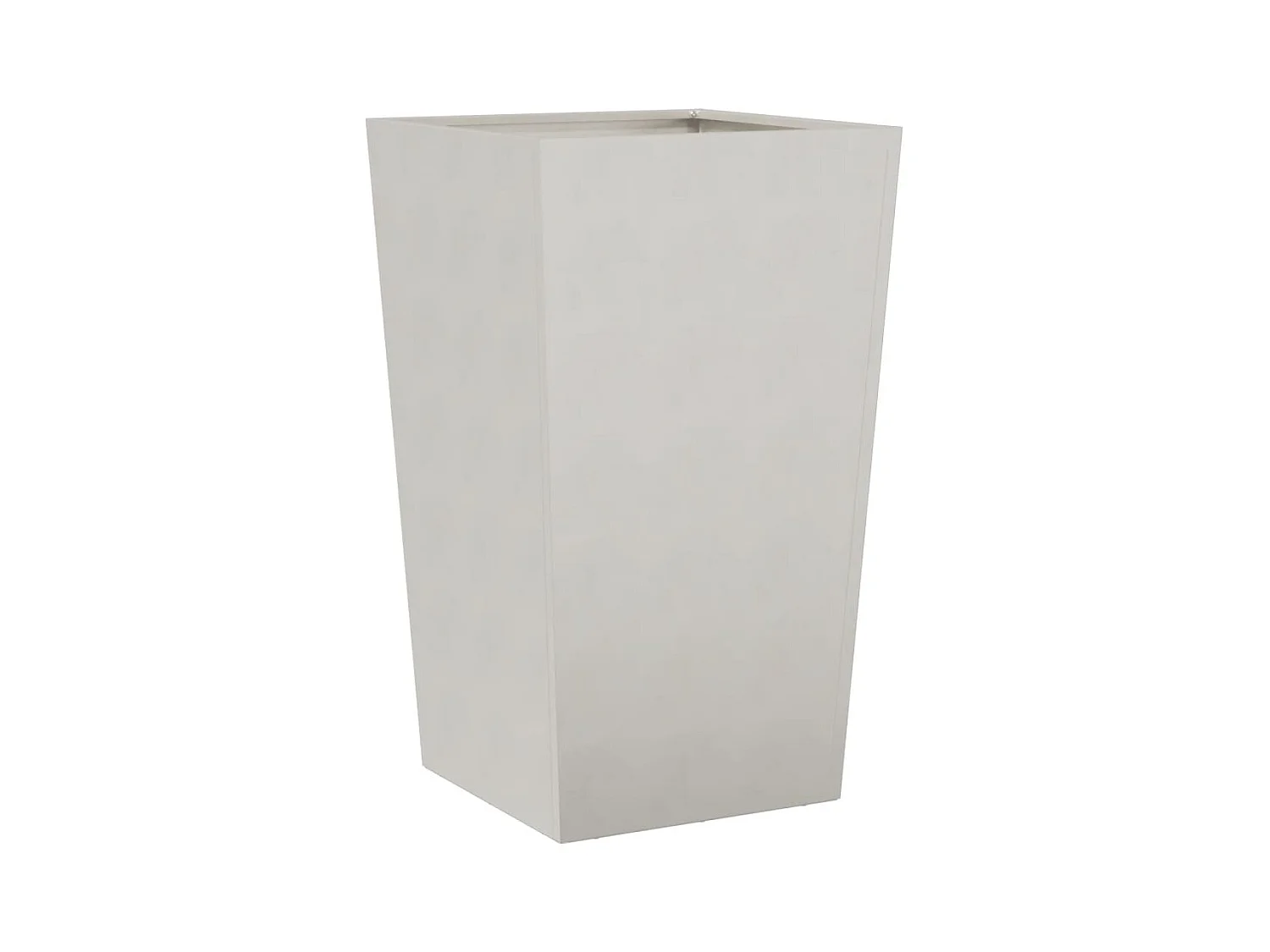 Macetero bancal elevado plantas flores terraza jardín 45 x 45 x 75 cm acero inoxidable gris claro 02_0037612
