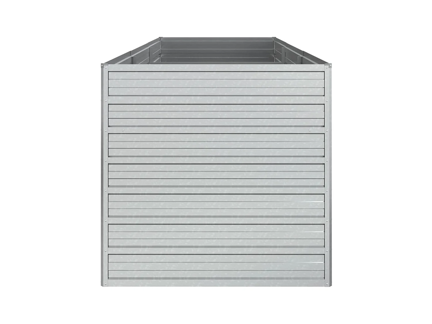 Jardinière bac lit surélevé argenté 240 x 80 x 77 cm 02_0039415