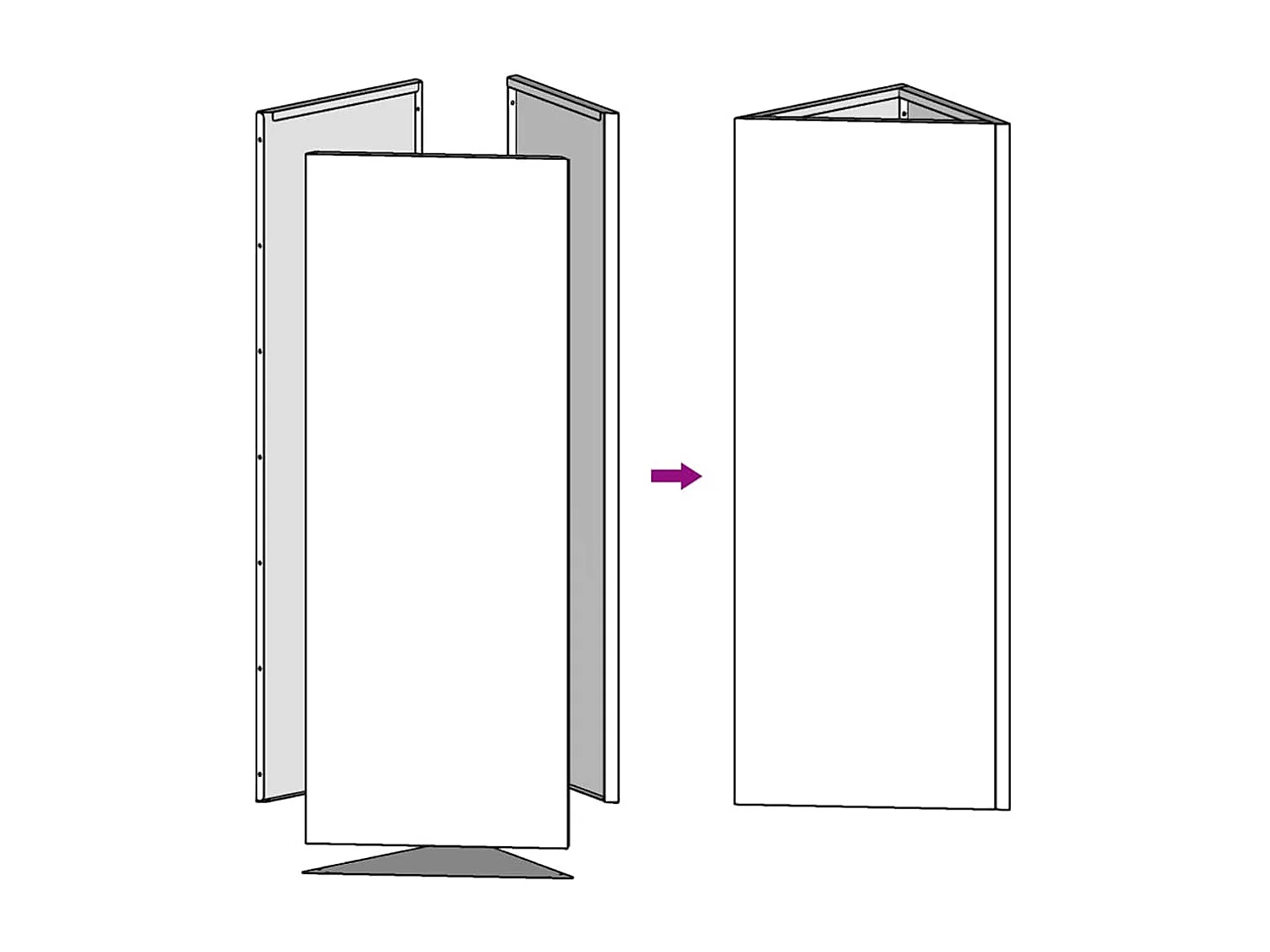 Vaso per fioriera aiuola rialzata piante fiori giardino terrazze set da 2 triangolari 40 x 34,5 x 70 cm acciaio zincato argento 02_0039102