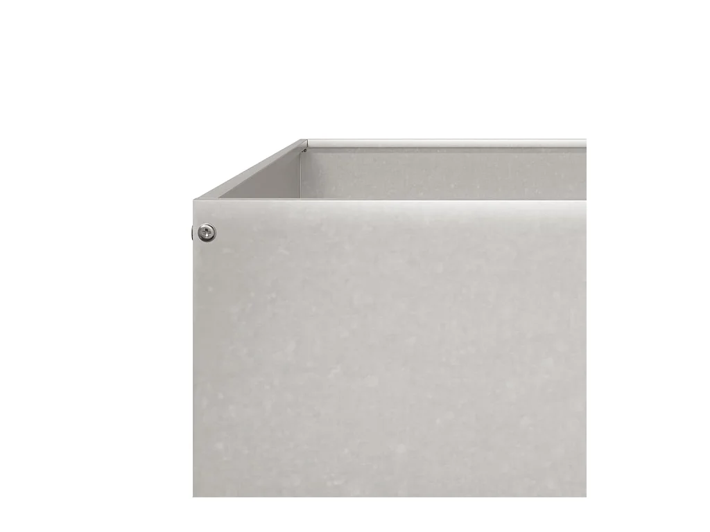 Jardinière bac lit surélevé argenté 100 x 100 x 45430 cm 02_0039261