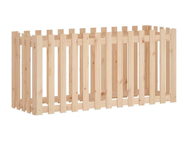 Jardinière bac lit surélevé marron 150 x 50 x 70 cm 02_0039802