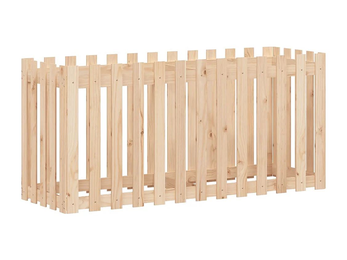 Jardinière bac lit surélevé marron 150 x 50 x 70 cm 02_0039802