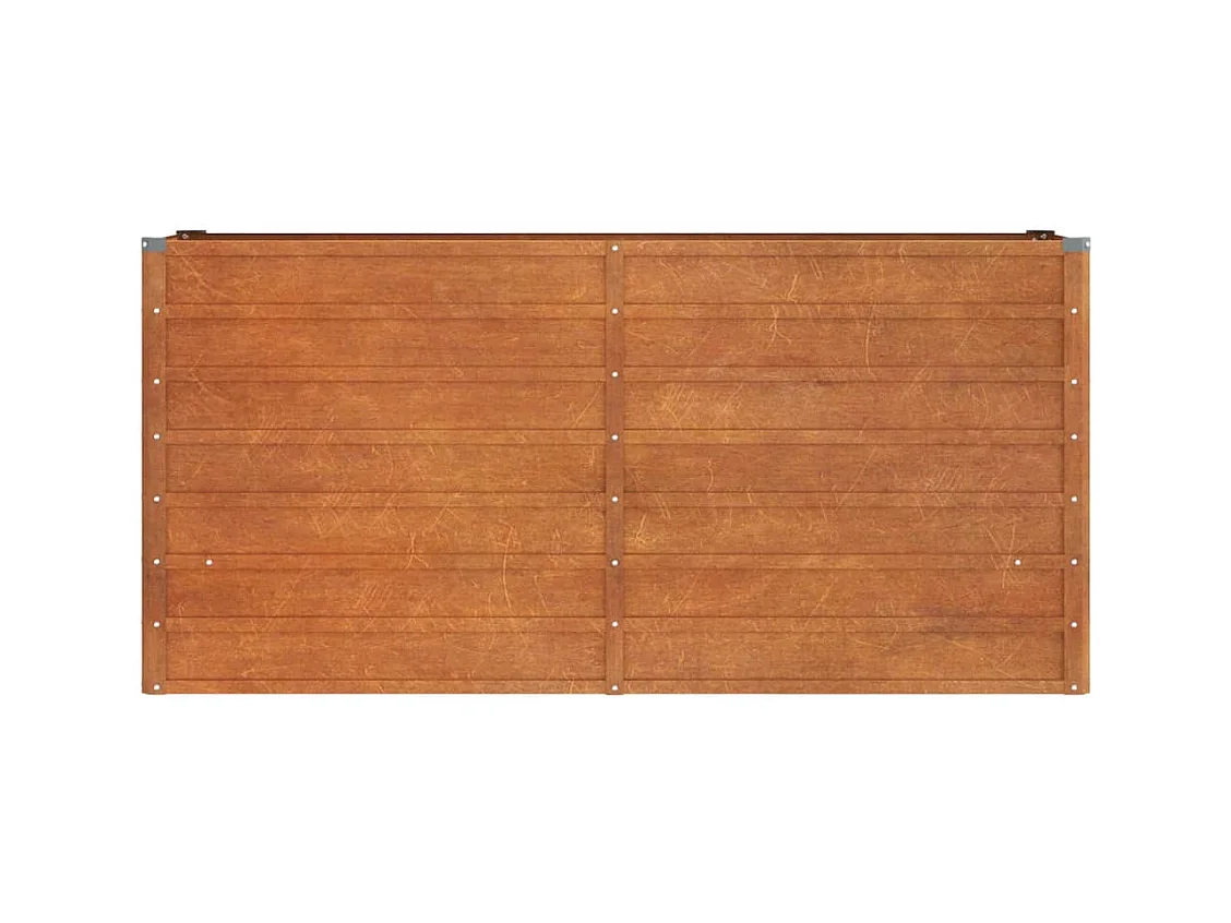 Jardinière bac lit surélevé marron 160 x 40 x 77 cm 02_0039863