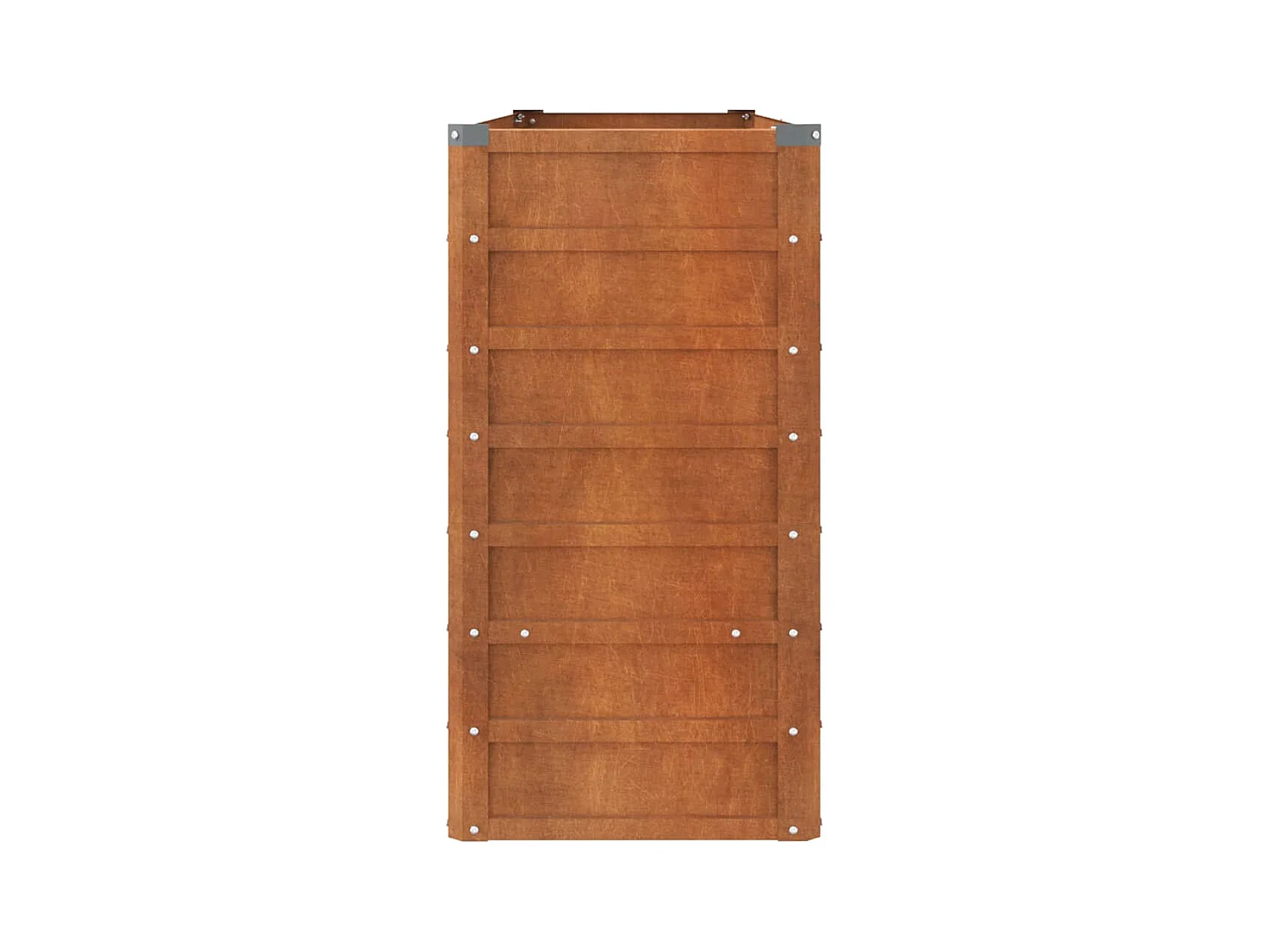 Jardinière bac lit surélevé marron 160 x 40 x 77 cm 02_0039863