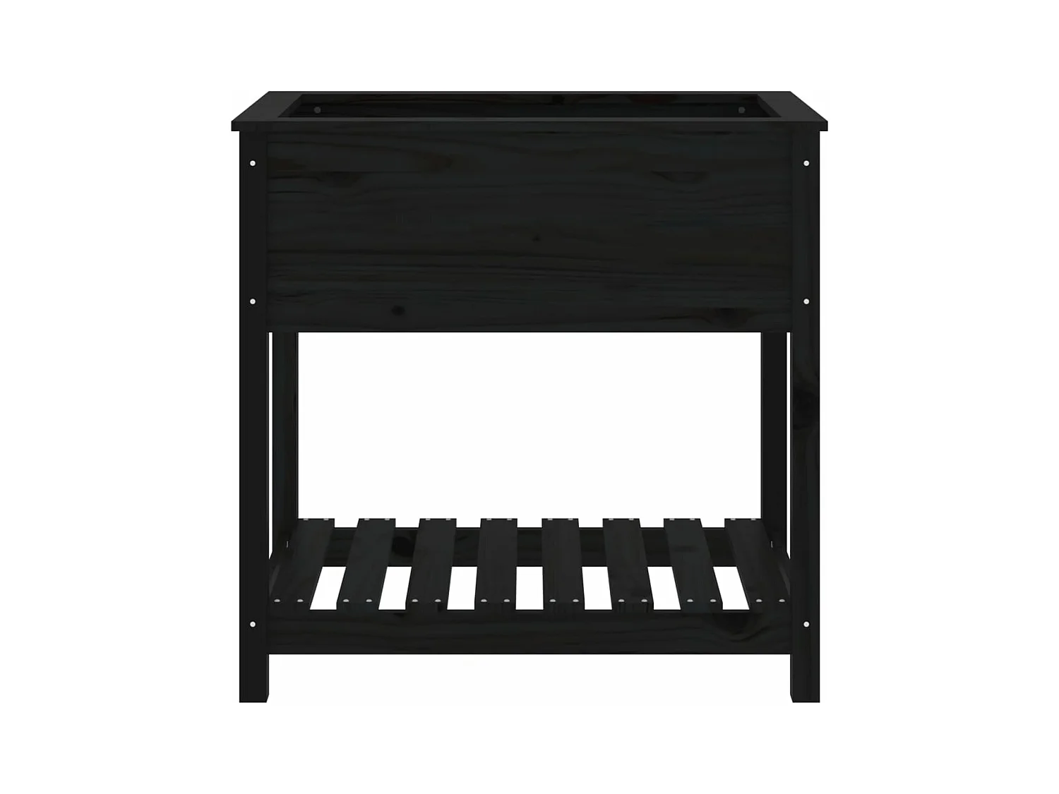 Jardinière bac lit surélevé bois marron 82.5 x 54 x 81 cm 02_0038407