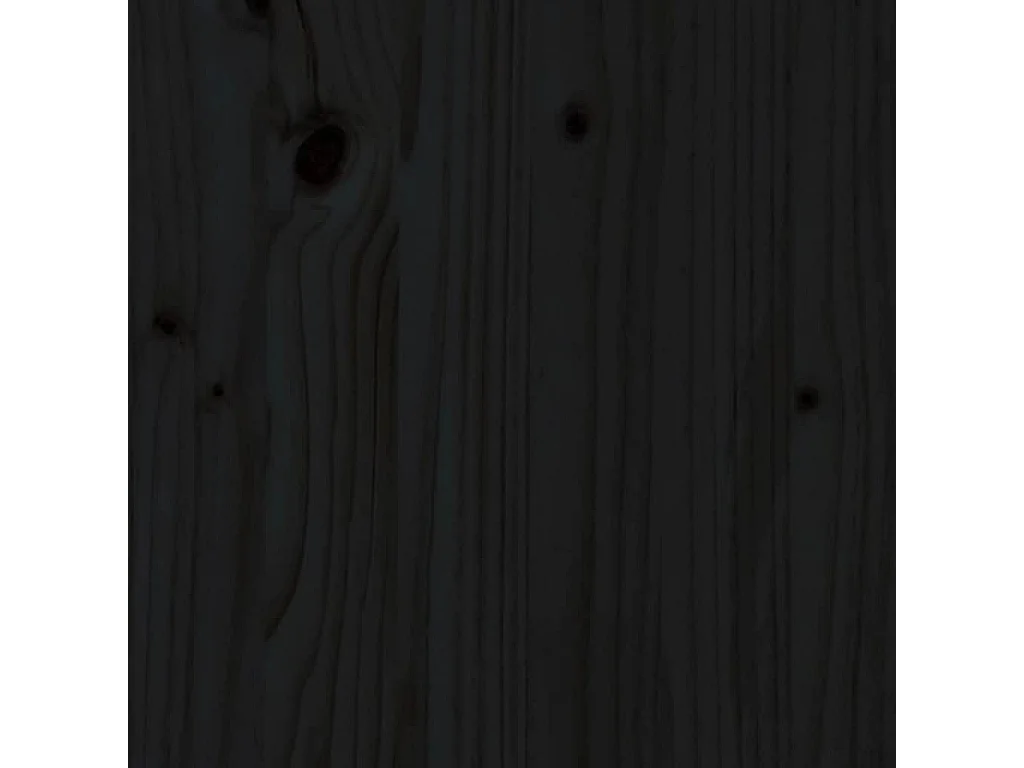 Vassoio per fioriera aiuola rialzata piante fiori terrazza giardino con ripiano 82,5 x 54 x 81 cm legno massello di pino nero 02_0038407