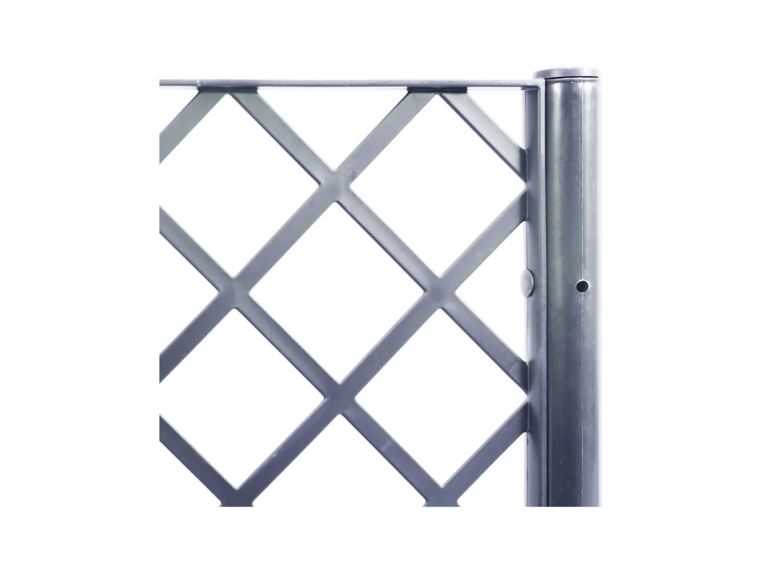 Jardinière bac lit surélevé grise 160 x 40 x 142 cm 02_0038267