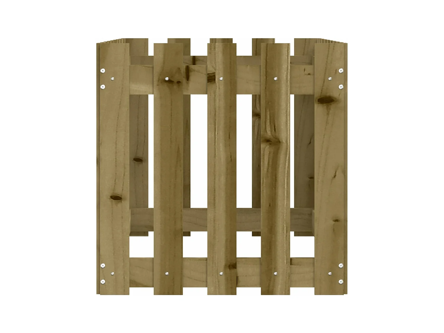 Jardinière bac lit surélevé bois marron 100 x 50 x 50 cm 02_0039818