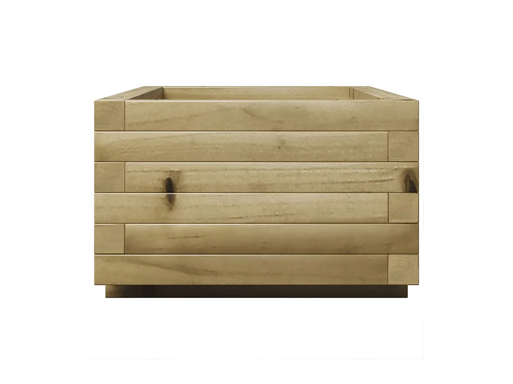 Jardinière bac lit surélevé bois marron 70 x 40 x 45438 cm 02_0037773