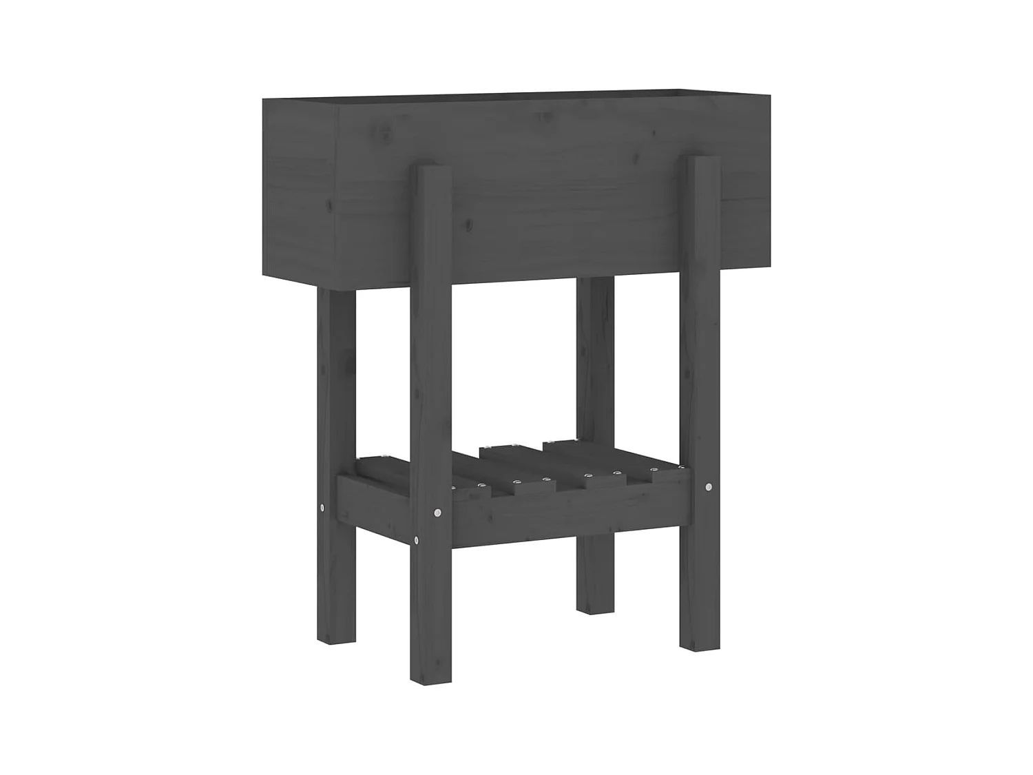Jardinière bac lit surélevé bois marron 62 x 30 x 69 cm 02_0037748
