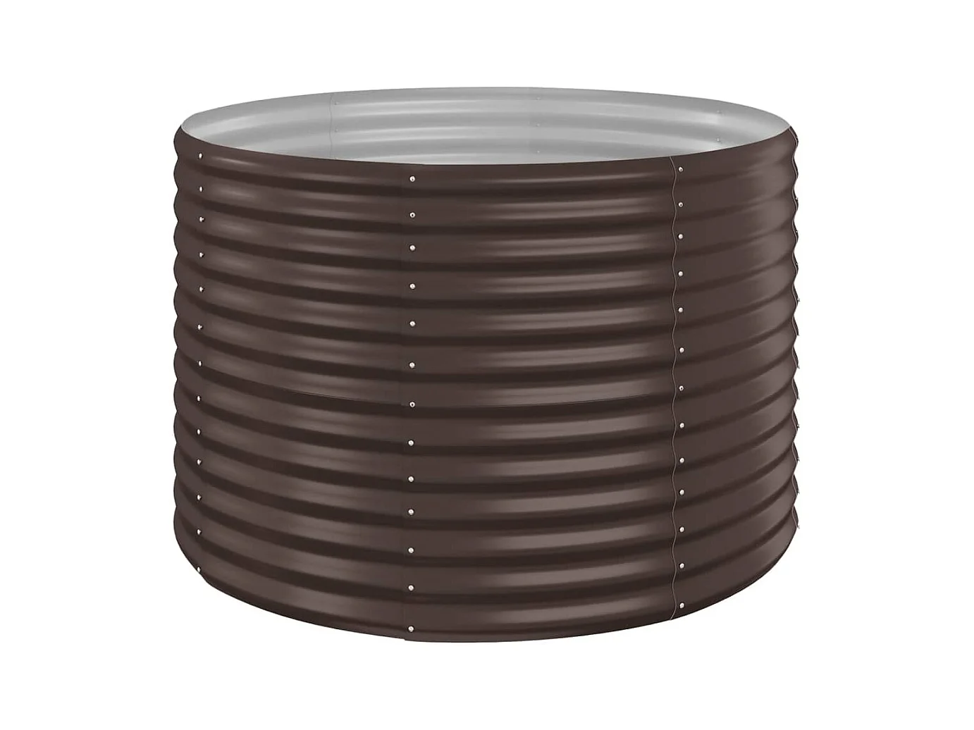 Jardinière bac lit surélevé marron 100 x 100 x 68 cm 02_0039553