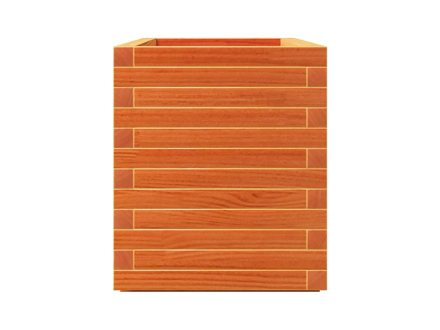 Jardinière bac lit surélevé bois marron 90 x 40 x 49.5 cm 02_0038511