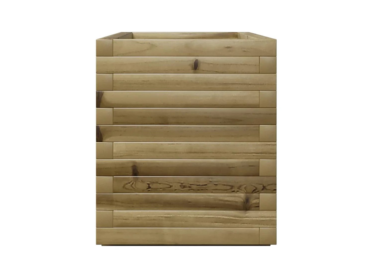 Jardinière bac lit surélevé bois marron 90 x 40 x 49.5 cm 02_0037984