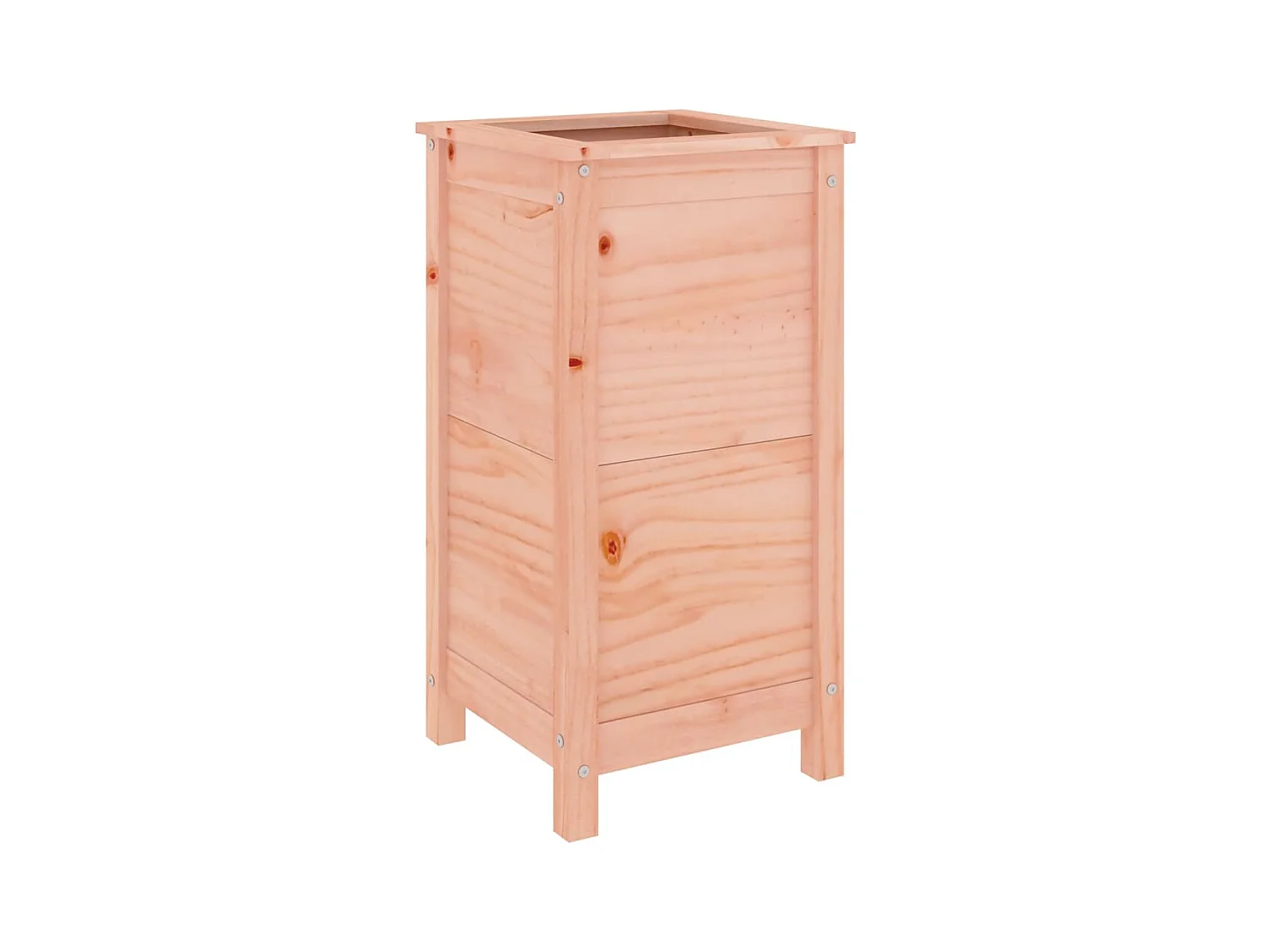 Jardinière bac lit surélevé bois marron 40 x 40 x 78 cm 02_0037583