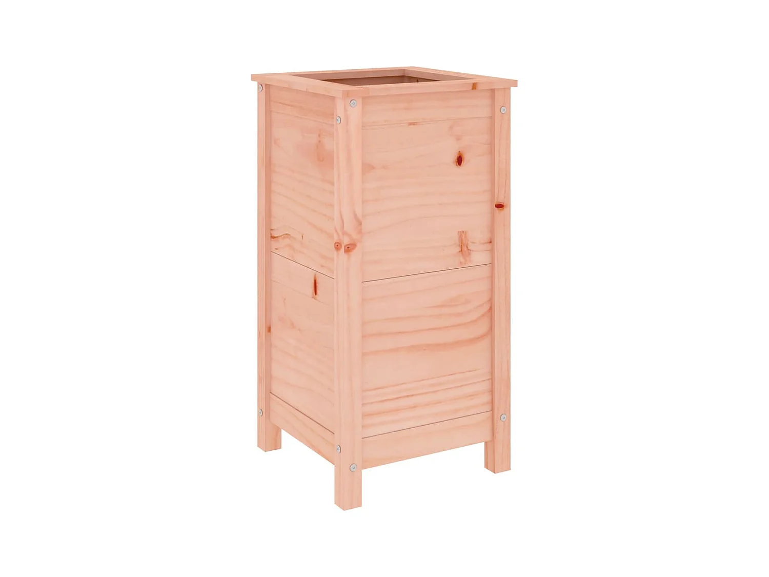 Jardinière bac lit surélevé bois marron 40 x 40 x 78 cm 02_0037583