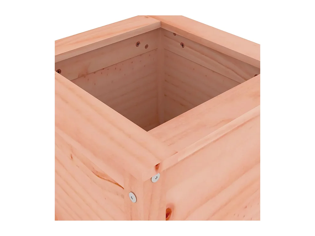 Jardinière bac lit surélevé bois marron 40 x 40 x 78 cm 02_0037583