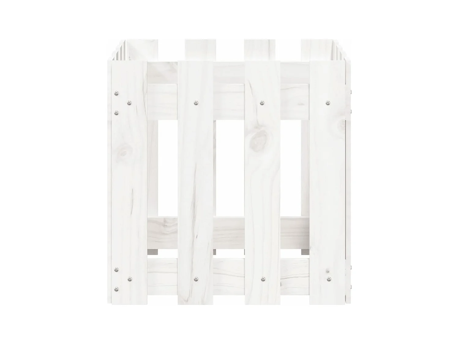 Jardinière bac lit surélevé blanche 40 x 40 x 40 cm 02_0038095