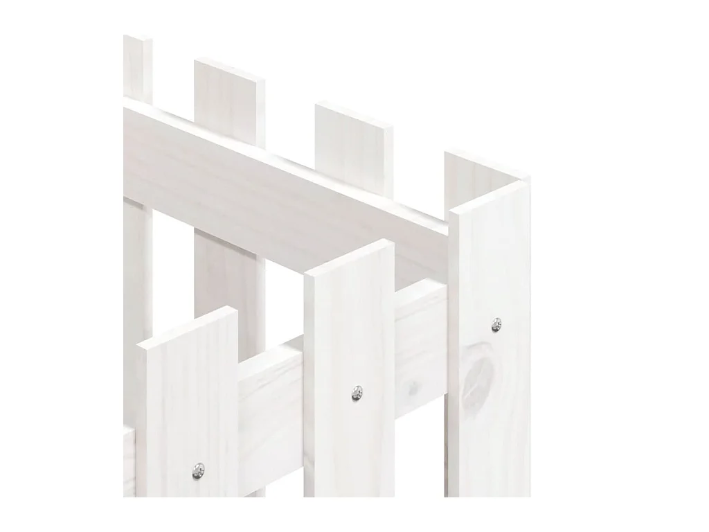 Jardinière bac lit surélevé blanche 40 x 40 x 40 cm 02_0038095