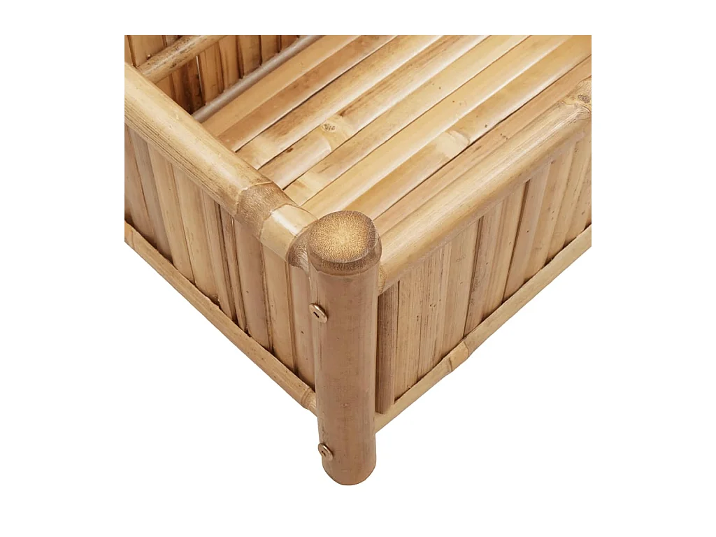 Jardinière bac lit surélevé bambou marron 100 x 40 x 150 cm 02_0037265