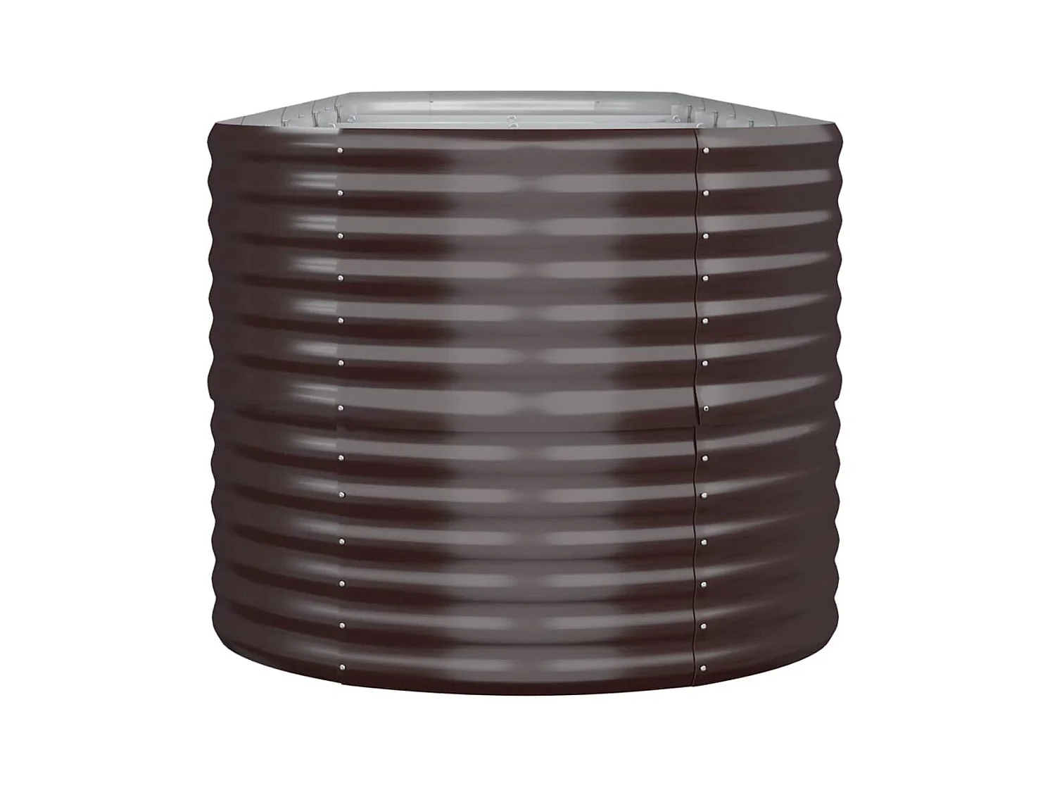 Jardinière bac lit surélevé marron 368 x 80 x 68 cm 02_0039502