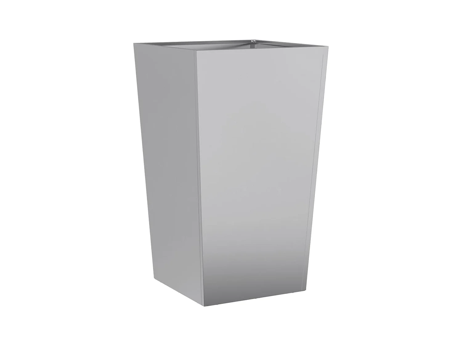 Jardinière bac lit surélevé grise 45 x 45 x 75 cm 02_0037611