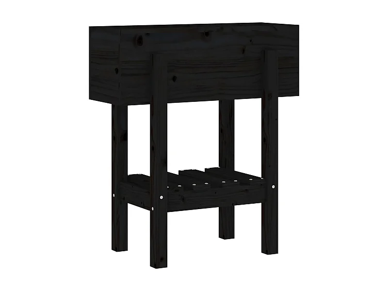 Jardinière bac lit surélevé bois marron 62 x 30 x 69 cm 02_0037750