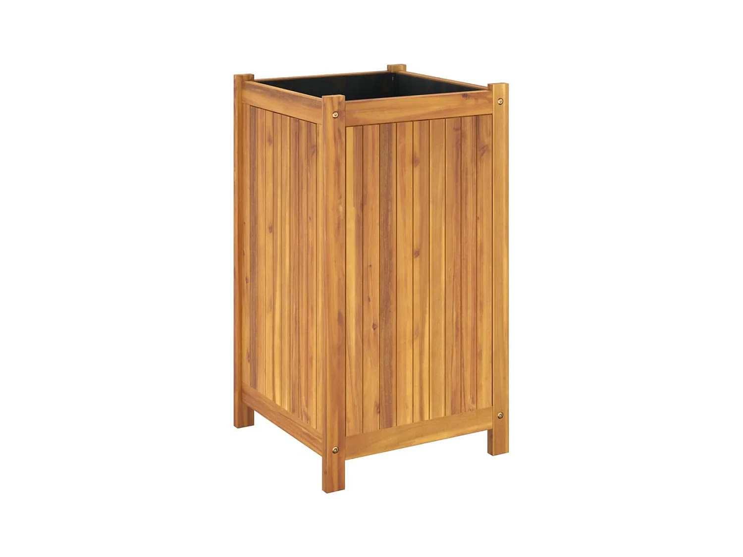 Jardinière bac lit surélevé bois marron 42 x 42 x 75 cm 02_0038134