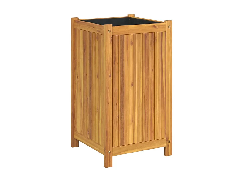 Jardinière bac lit surélevé bois marron 42 x 42 x 75 cm 02_0038134