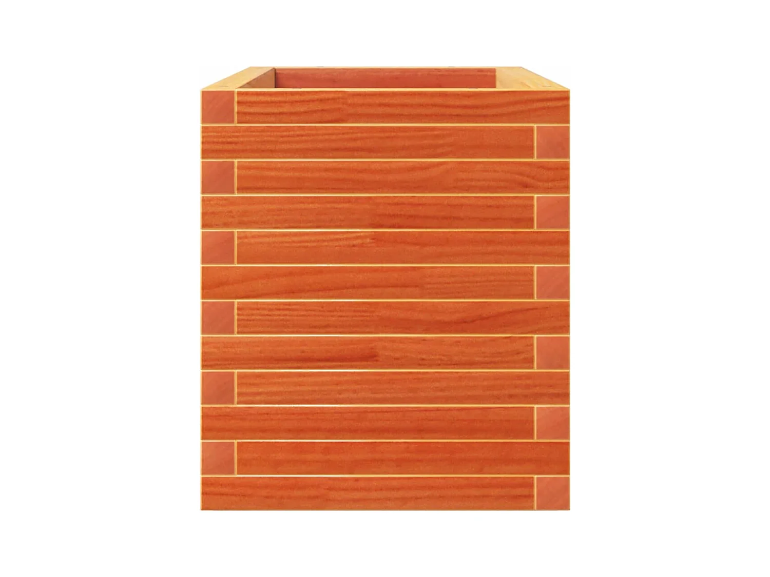 Jardinière bac lit surélevé bois marron 110 x 40 x 49.5 cm 02_0038433