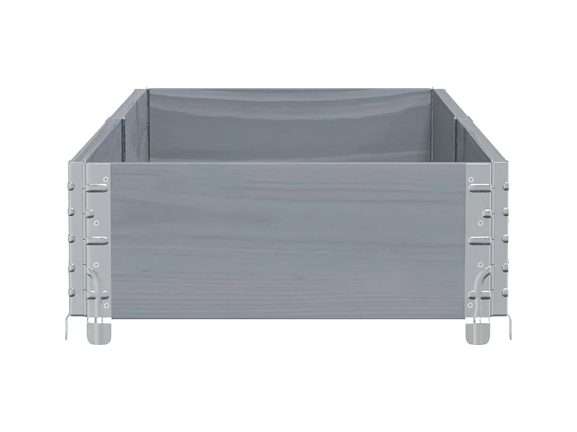 Jardinière bac lit surélevé bois marron 150 x 50 x 45433 cm 02_0037433