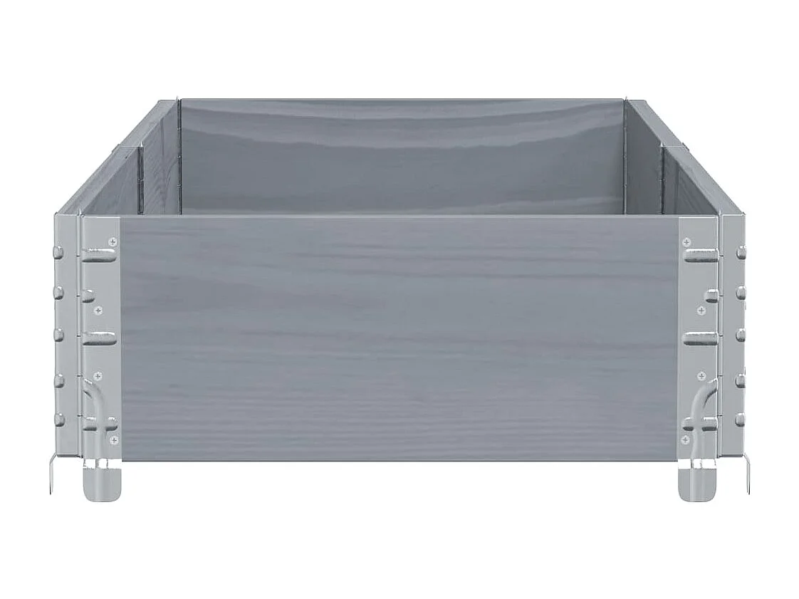 Jardinière bac lit surélevé bois marron 150 x 50 x 45433 cm 02_0037433