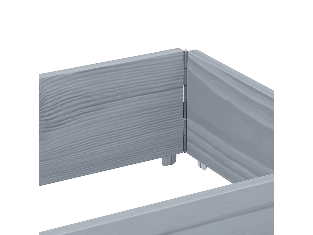 Jardinière bac lit surélevé bois marron 150 x 50 x 45433 cm 02_0037433