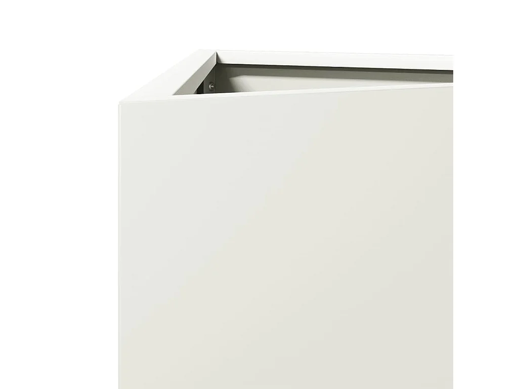 Jardinière bac lit surélevé blanche 40 x 34.5 x 70 cm 02_0039099