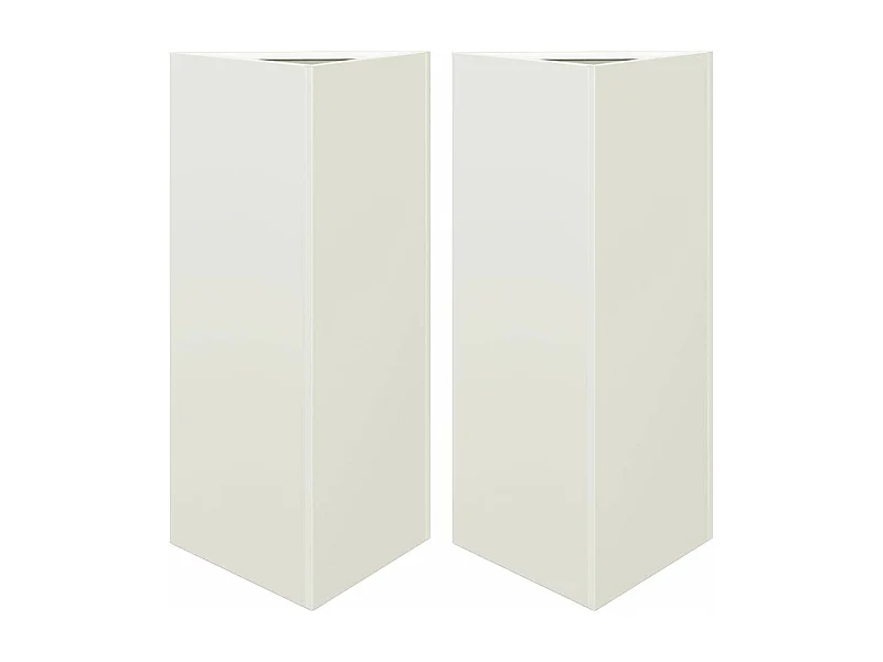 Jardinière bac lit surélevé blanche 40 x 34.5 x 70 cm 02_0039099