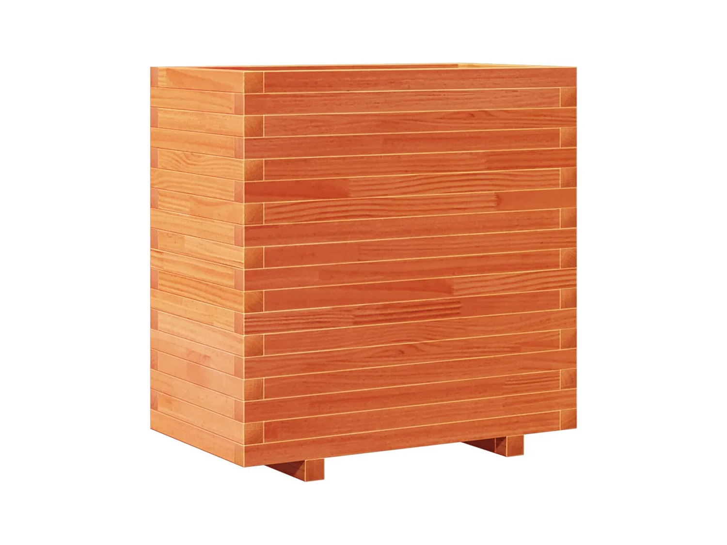 Jardinière bac lit surélevé bois marron 70 x 40 x 72 cm 02_0038486