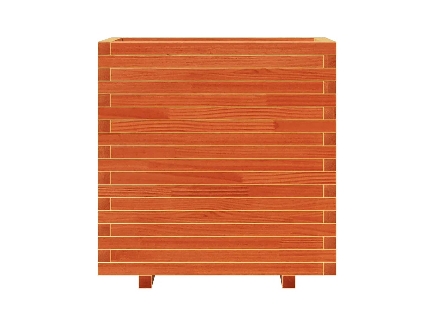 Jardinière bac lit surélevé bois marron 70 x 40 x 72 cm 02_0038486