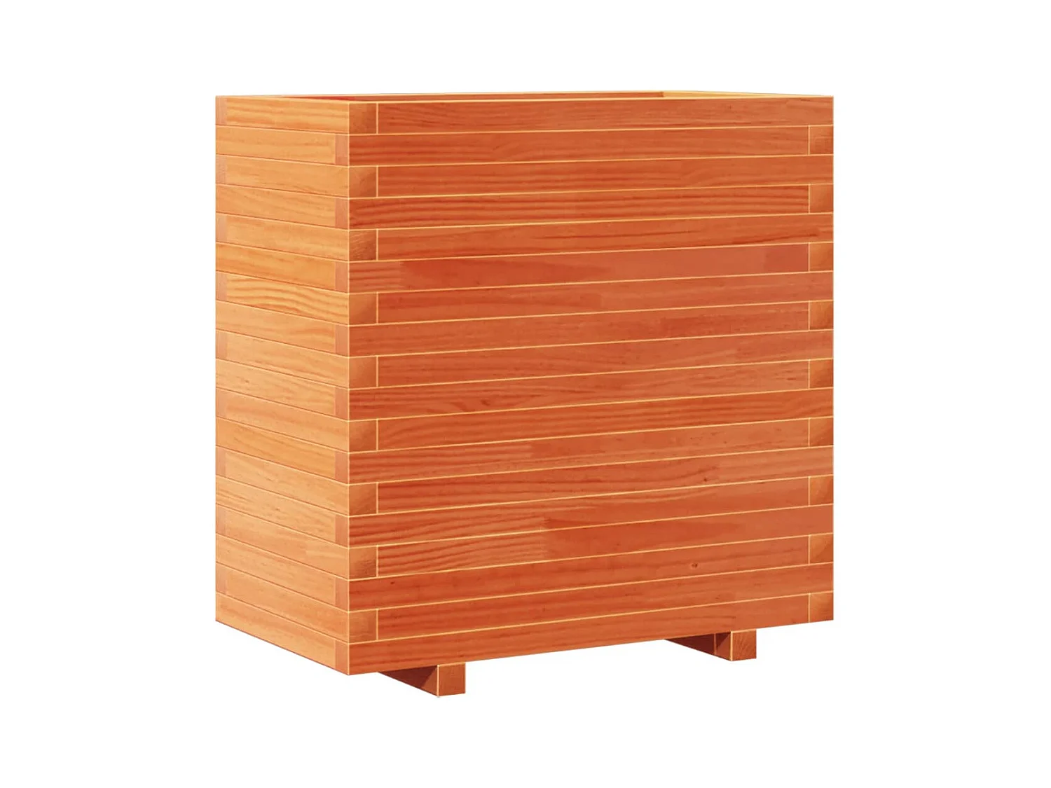 Jardinière bac lit surélevé bois marron 70 x 40 x 72 cm 02_0038486