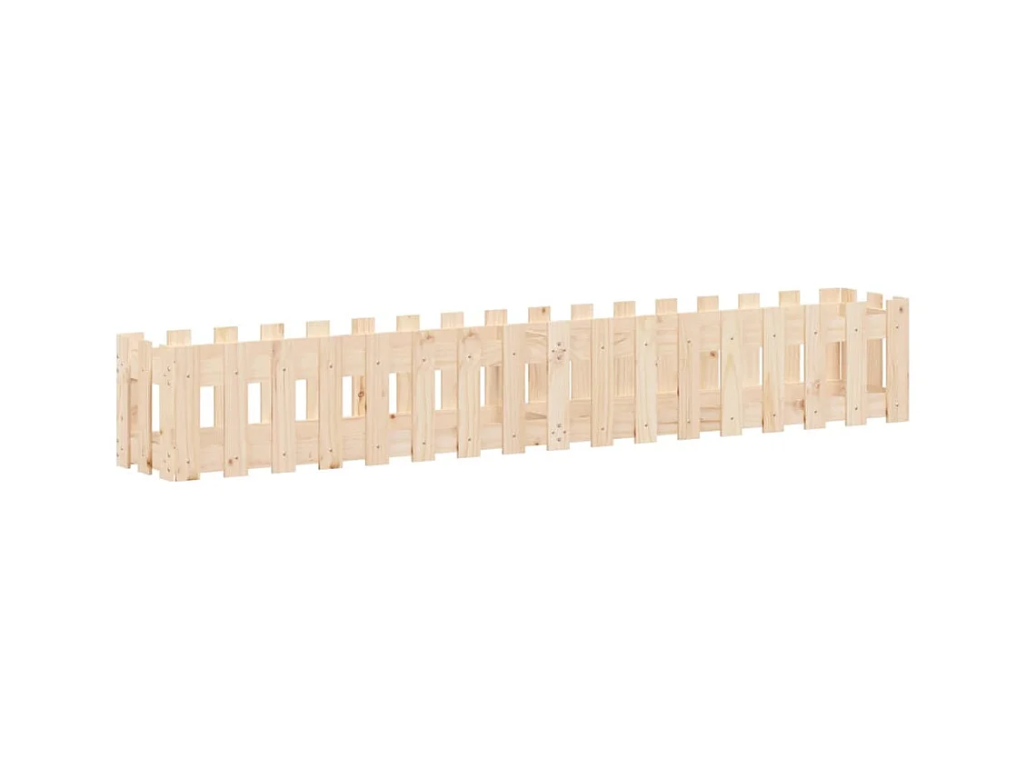 Jardinière bac lit surélevé marron 200 x 30 x 30 cm 02_0039804