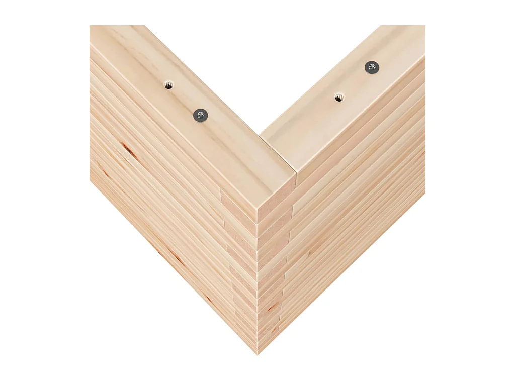 Jardinière bac lit surélevé bois marron 50 x 50 x 68.5 cm 02_0037669