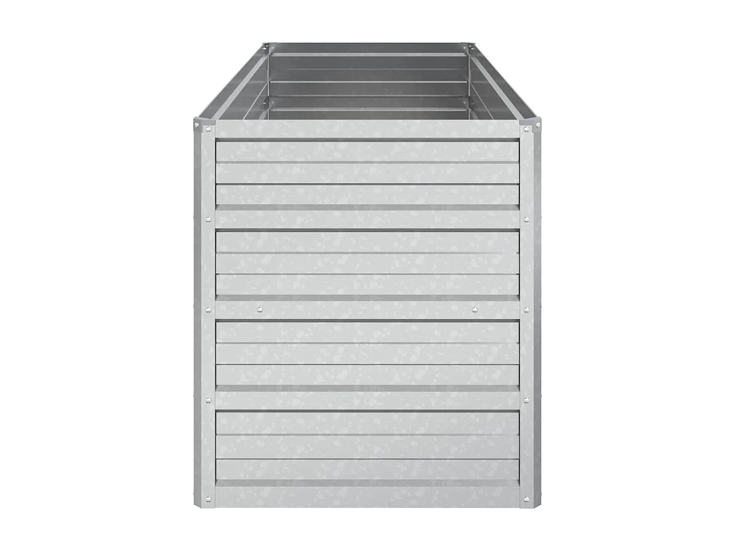 Jardinière bac lit surélevé argenté 100 x 40 x 45 cm 02_0039299